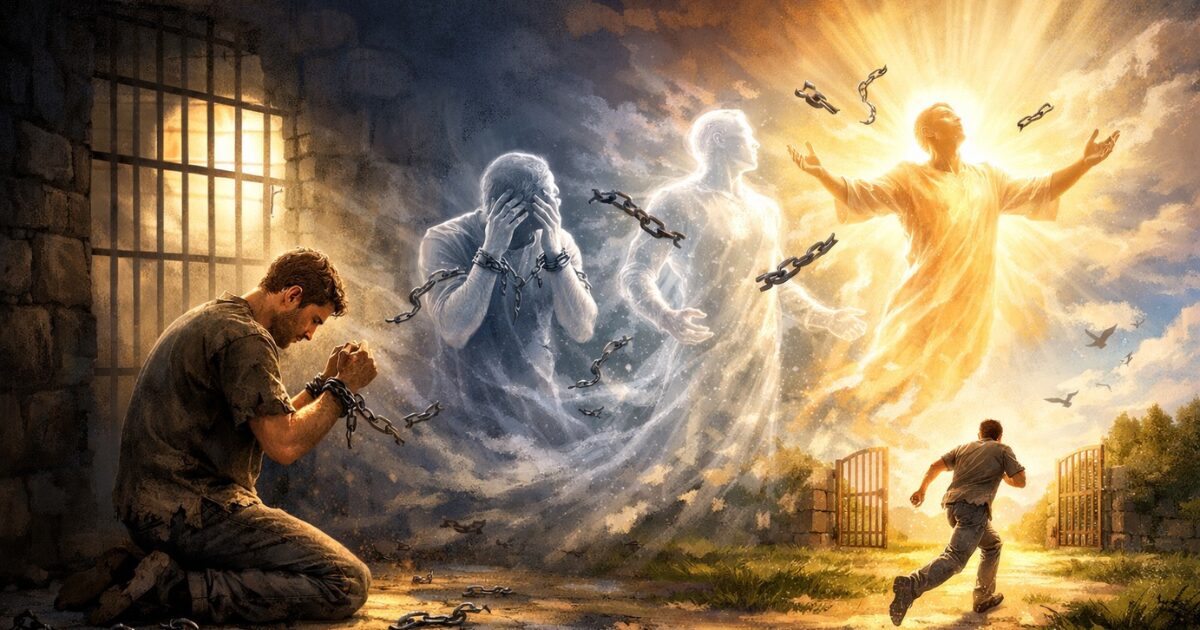 Release from captivity of the soul, spirit and body